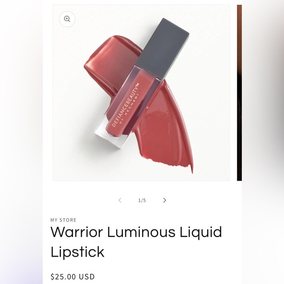 defiance beauty by nechami liquid lipstick Warrior - Picture 2 of 10